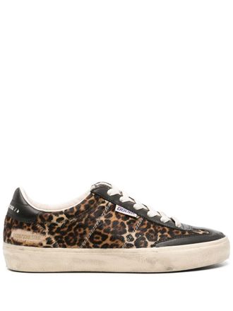 Golden Goose Soul Star Leopard Horsy bovenleer HF tongnappa teen en hak