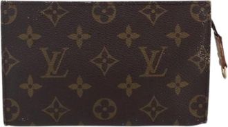 Louis Vuitton Pre-owned Clutches, female, Brown, Size: ONE SIZE Pre-owned Canvas Clutch