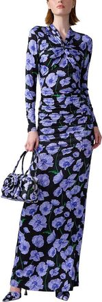 Carolina Herrera Twisted Neck Gown