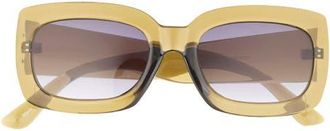 BP. Rectangular Sunglasses in Olive at Nordstrom