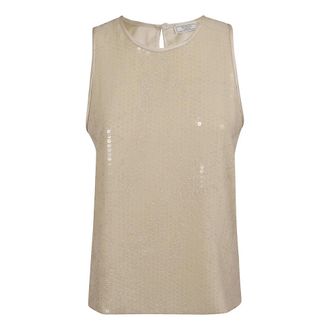 PESERICO Peserico, Blouses, female, Beige, Size: XS A08129.03702 Top