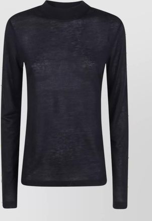 Filippa K cashmere mock neck knitted top