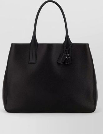 Tom Ford leather shopping tote bag top handles