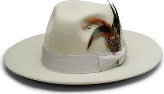 Wyeth Nyc Wool Fedora Hat in Smoke at Nordstrom Rack, Size Medium