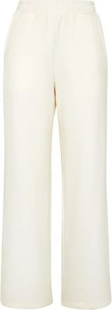 Plein Sport Broeken, Dames, Wit, XS, Katoen, Palace Fit Jogging Broek