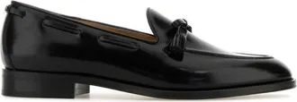 Valentino Garavani Black Leather Loafers