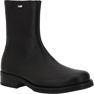 Our Legacy Mens Black Calf Leather Bos Taurus Ankle Boots