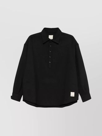 Emporio Armani logo long-sleeve polo shirt