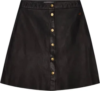 Busnel Falda de Piel Alianne - Skirts - Mujer - Negro - 2XL