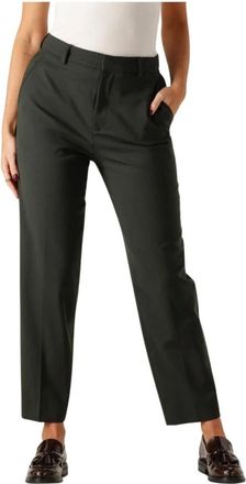 Vanilia Broeken, Dames, Groen, 3Xs, Wol, Capri Wollen Broek