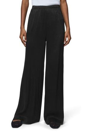 Splendid Serena Satin Pull-On Pants in Black at Nordstrom Rack, Size X-Large