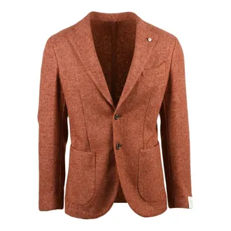 L.B.M. 1911 L.b.m. 1911, Jassen, Heren, Rood, M, Wol, Giacca Stondata