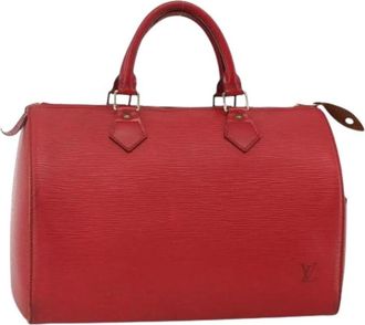Louis Vuitton Pre-owned Handbags, female, Red, Size: ONE SIZE Pre-owned Speedy 30 Hand Bag