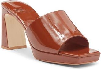 Jeffrey Campbell Dress Code Sandal in Caramel Patent at Nordstrom, Size 9.5