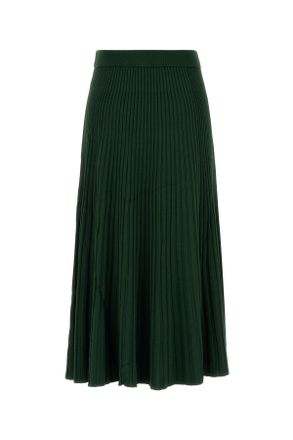 Zimmermann Darkgreen Exterior: Viscose Nylon Gonne Skirt
