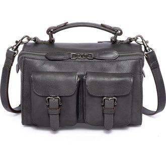 OLD TREND Las Luna Leather Crossbody Bag in Grey at Nordstrom Rack