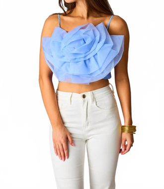 BuddyLove Petal Top In Blue