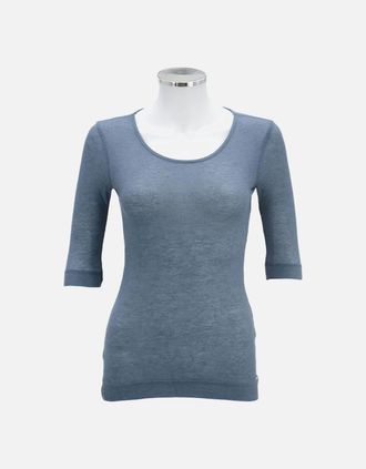 Diesel Womens DIESEL T-SALUT 0QAMA Womens Tops 3/4 Sleeve Regular Fit Casual Ladies Summer Tee - Grey - Size: 10/8