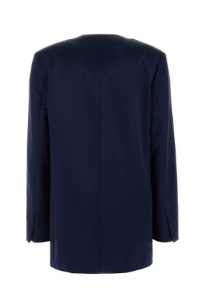 Alberta Ferretti A05081627 0290 Blu Giubbini Jacket