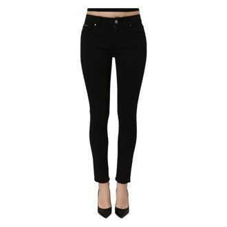 Dolce & Gabbana Dames, Jeans, Zwart, Maat: 2XS Denim