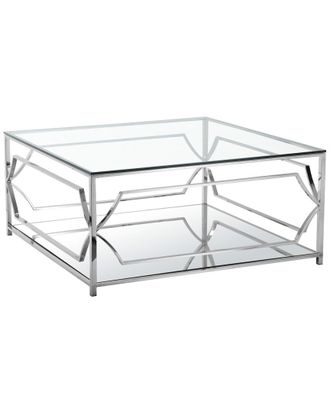 Pangea Home Edward Glass Coffee Table