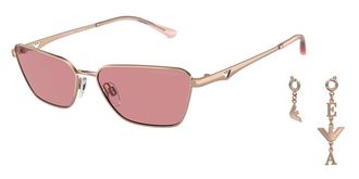 Emporio Armani EA2141 Asian Fit 301184 Womens Sunglasses Rose-Gold Size 56