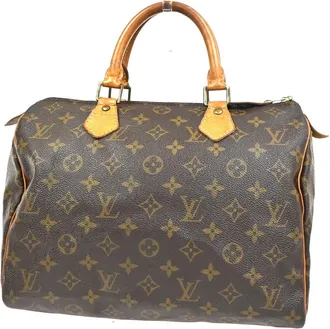 Louis Vuitton Speedy Monogram Canvas Brown Canvas Handbag (Pre-Owned)