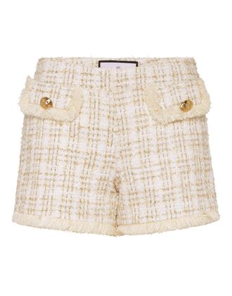 Philipp Plein Tweed Hot Pants
