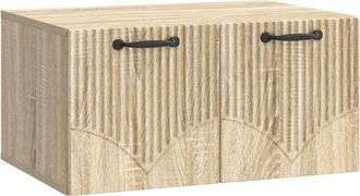 vidaXL Mueble Para Tv De Pared Roble Sonoma 59,5 X 41 X 30 Cm Vidaxl