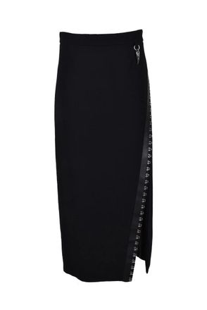 Roberto Cavalli Long Black Pencil Skirt