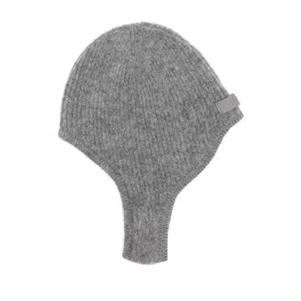 Jacquemus Donkergrijze Hooded Gros Grain Jas - Dames - Hoeden - Grijs - ONE Size - Accessoires