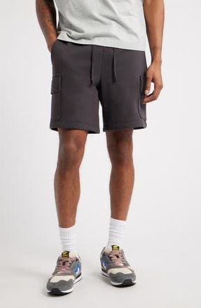 BP. Fleece Cargo Shorts in Black Faded at Nordstrom Rack, Size X-Large