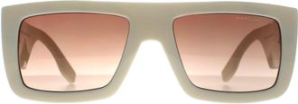 Marc Jacobs Square Unisex White Brown Gradient 775/S - One Size