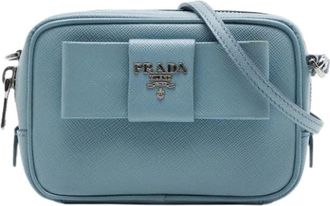 Prada Borsa a tracolla vintage con fiocco Pre-owned - - Pre-owned - Donna - Blu - ONE SIZE