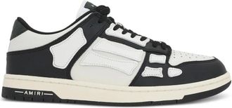 Amiri Skel Panelled Leather Sneakers - Heren - Sneakers - Veelkleurig - 44 EU - Leer - Schoenen