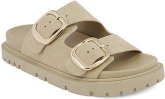 Mia Alttar Slide Sandal in Sand Recycle at Nordstrom, Size 7.5