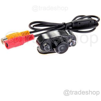 Trade Shop Trade Shop - Telecamera Retromarcia Auto Camper Furgone 2 Led Smd Staffata Retrocamera