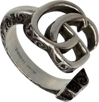 Gucci Silver Silver 925 Band Ring (Pre-Owned)