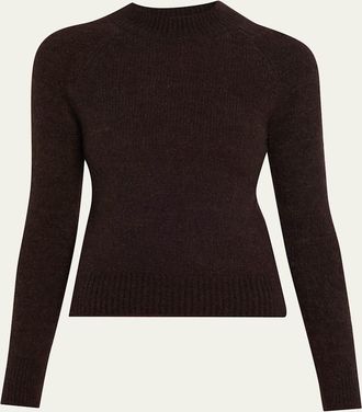 Dries Van Noten Texas Mock-Neck Alpaca Sweater