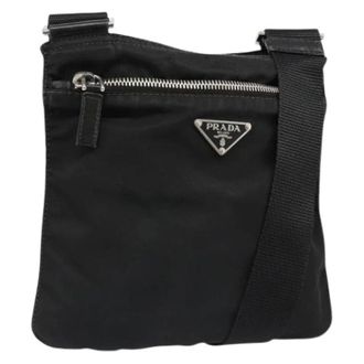 Prada Pre-owned Vintage Cross Body Bag - Dames - Pre-owned - Zwart - Maat: ONE Size Leer