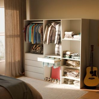 Sweeek Sweeek - Armadio guardaroba modulare con 3 elementi