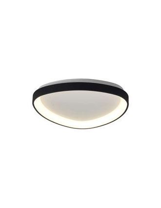 Mantra Mantra Plaf&oacute;n Led Moderno Triangular Niseko Ii Negro Con Mando, Regulable 2700k-5000k Grande O Peque&ntilde;o
