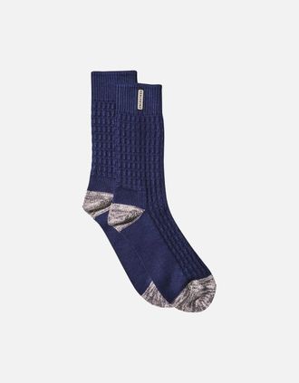 Sealskinz Mens Sealskinz Unisex Wroxham Bamboo Mid Length Socks - Blue - Size: 9.5/13/12.5/12/11.5/11/9/16/15.5/15/14.5/14/13.5/10.5/10