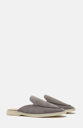 Scarosso Lucrezio Slippers in Grey - Suede at Nordstrom, Size 43.5