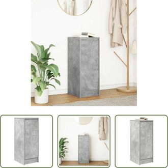 vidaXL Armadio da cucina - Credenza Grigio Cemento 29,5x34x76 cm in Legno Multistrato