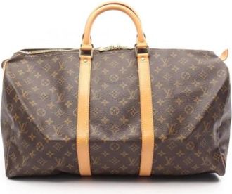 Louis Vuitton Pre-owned Boston Bag - Dames - Vintage Weekendtas - Bruin - ONE Size - Vintage