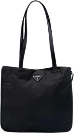 Prada Pre-owned Tote Bags, female, Black, Size: ONE SIZE Pre-owned Tote Bag