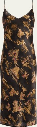 L'agence Seridie Mid-Length Slip Dress