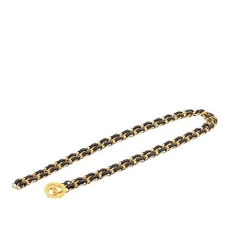Chanel Pre-owned Belts, female, Black, Size: ONE SIZE Pre-owned Chain belt