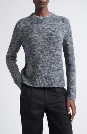 Vince Marled Crewneck Sweater in Medium Heather Grey Combo at Nordstrom Rack, Size X-Large
